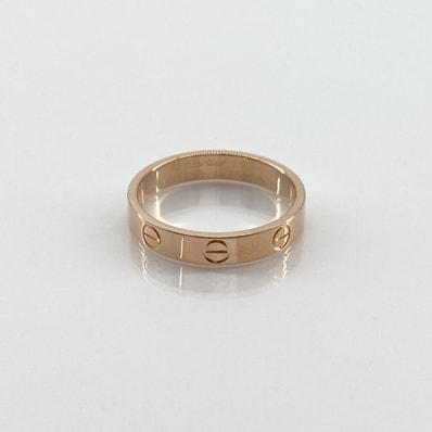 CARTIER(カルティエ) ミニラブ Au750 #55 リング・指輪 3.45g ピンクゴールド