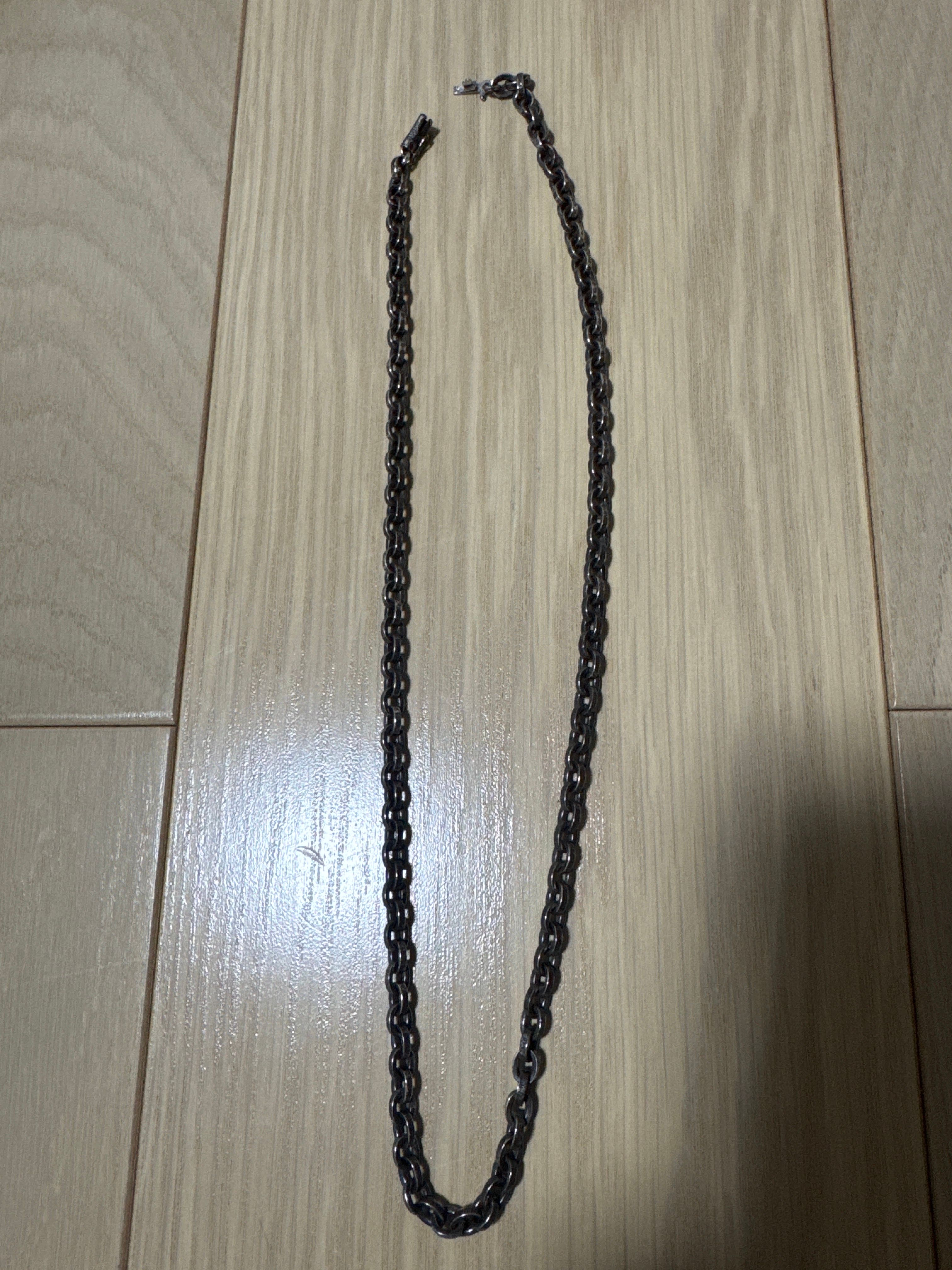 Chrome Hearts Paper Chain Necklace 50cm (20inch) "Silver"