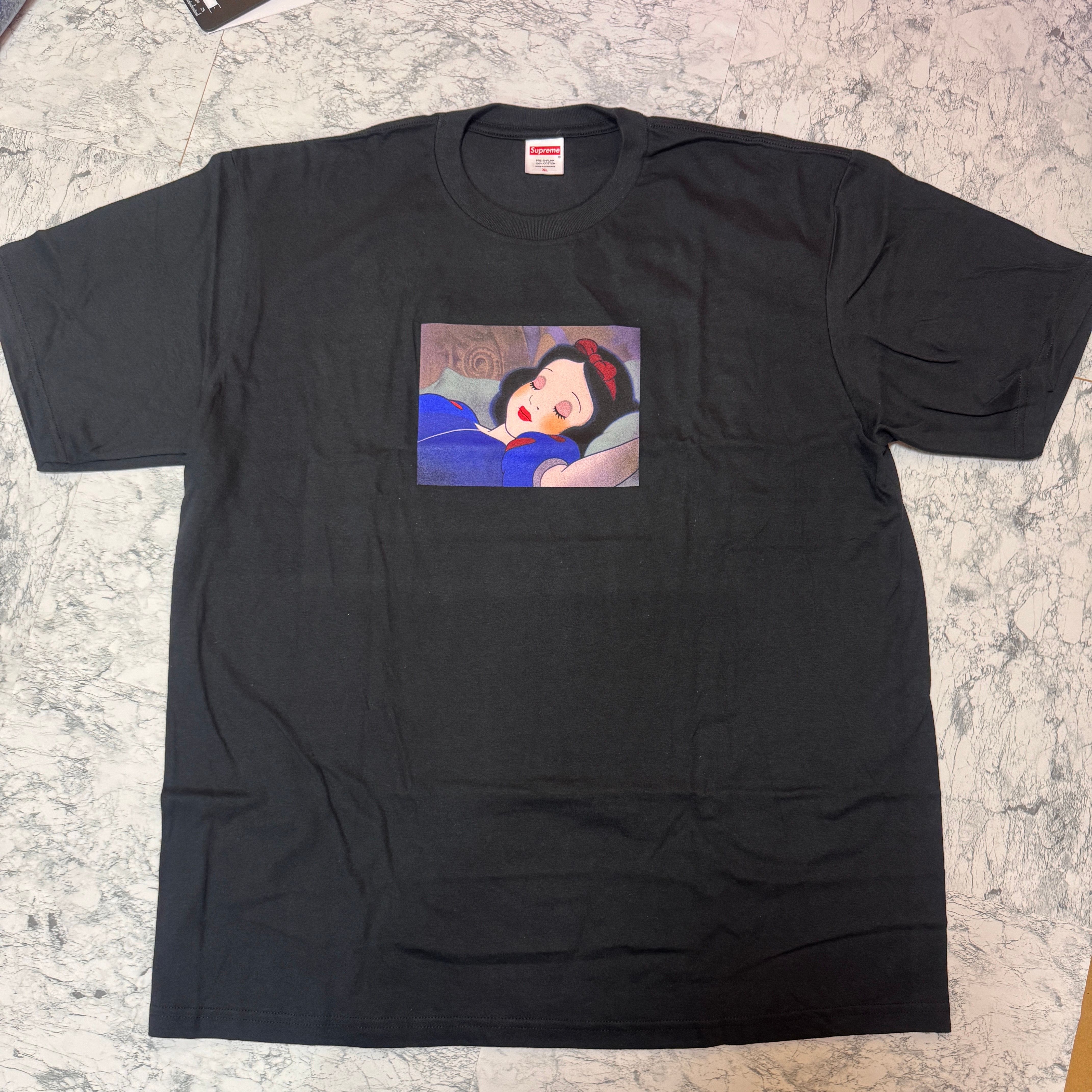 Supreme Snow White Tee "Black"