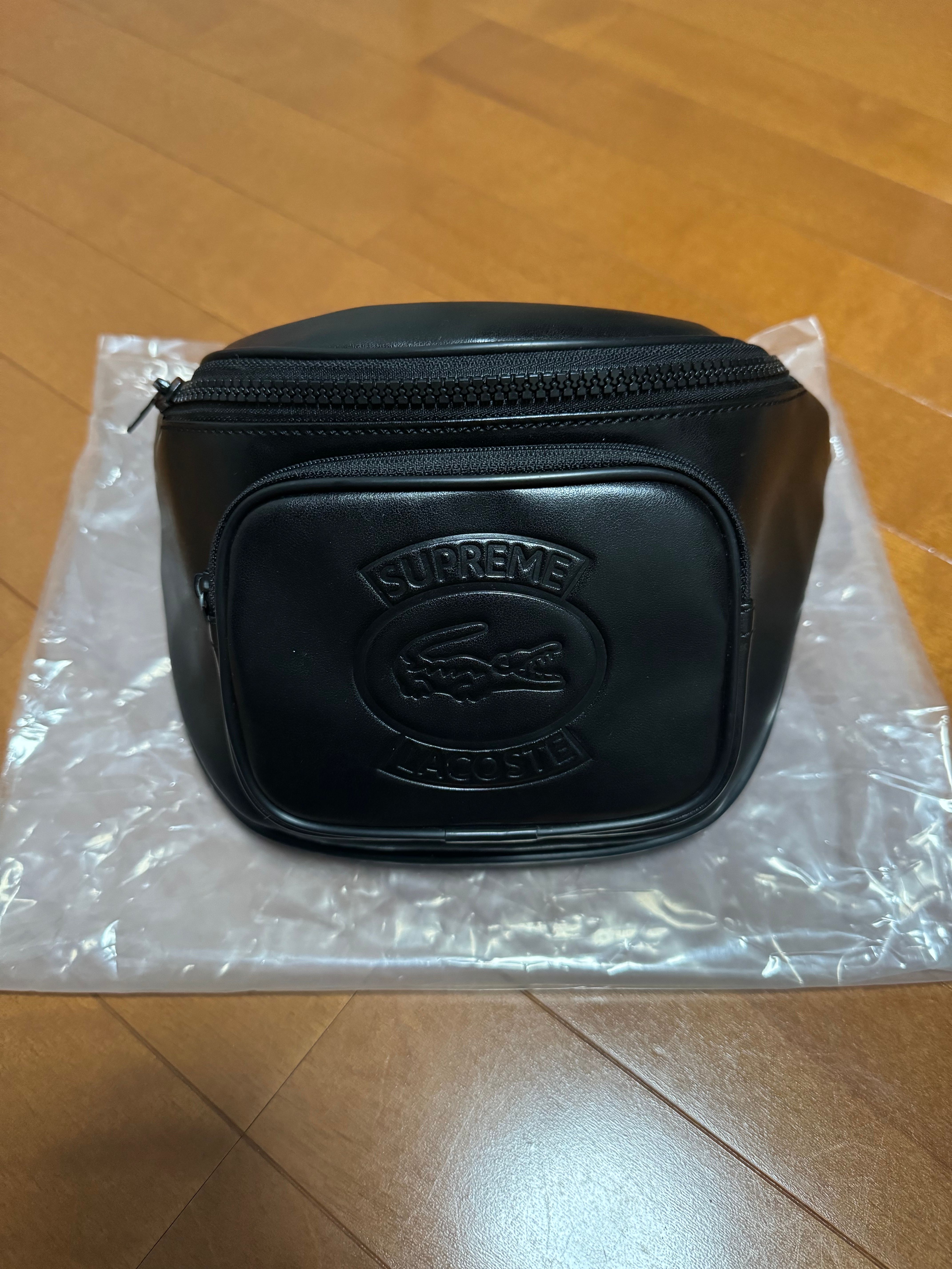 Supreme x LACOSTE Waist Bag "Black"