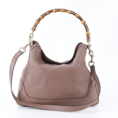 ■極美品 グッチ バンブー ダイアナ282315 ショルダーバッグ レザー