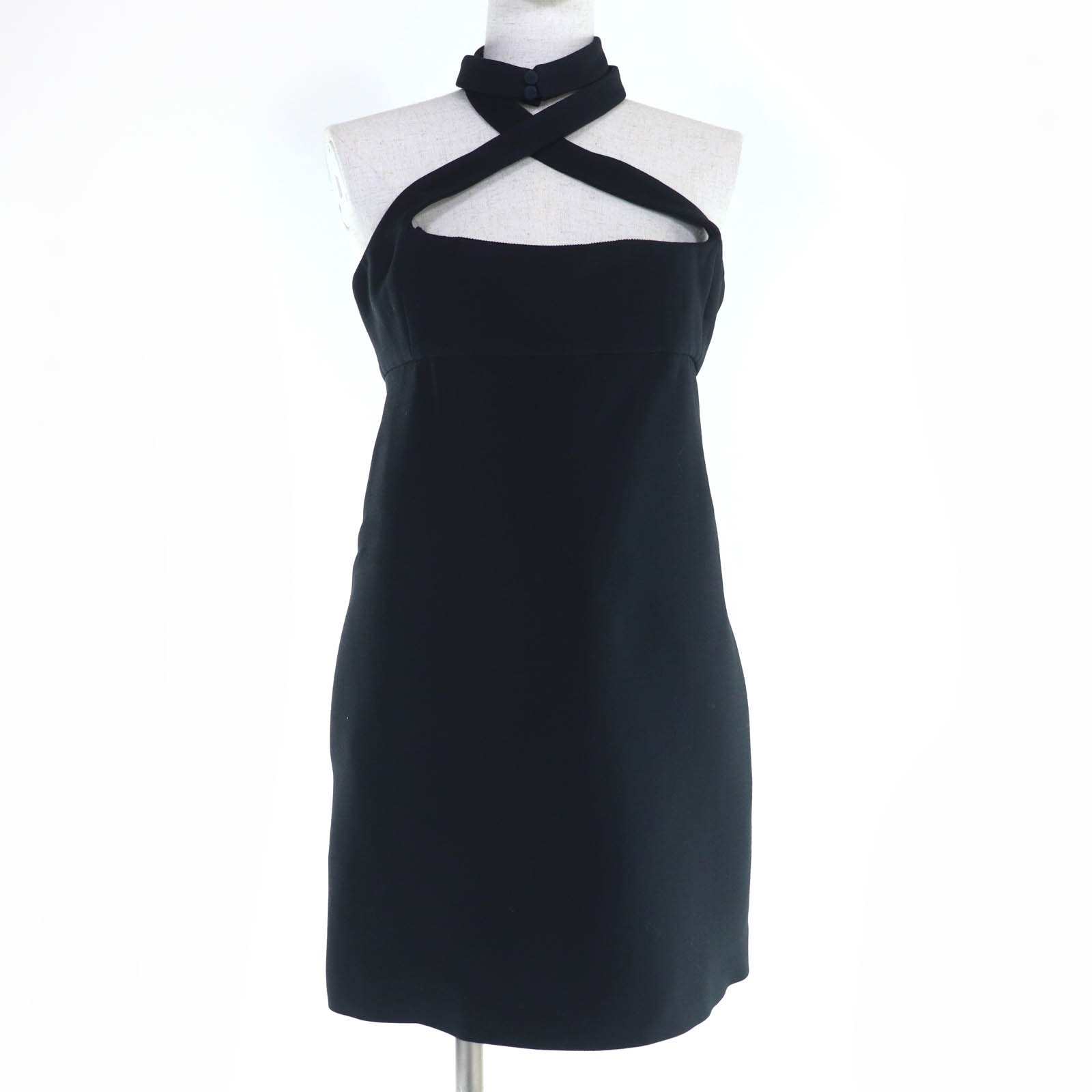 美品 クリスチャンディオール ワンピース ブラック 40 221R39A1166