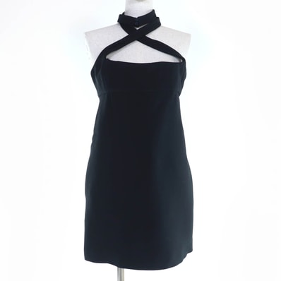 美品 クリスチャンディオール ワンピース ブラック 40 221R39A1166