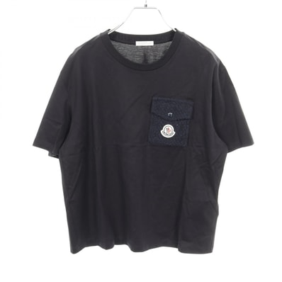 モンクレール MONCLER カットソー 衣料品 トップス コットン レディース ネイビー系 【中古】