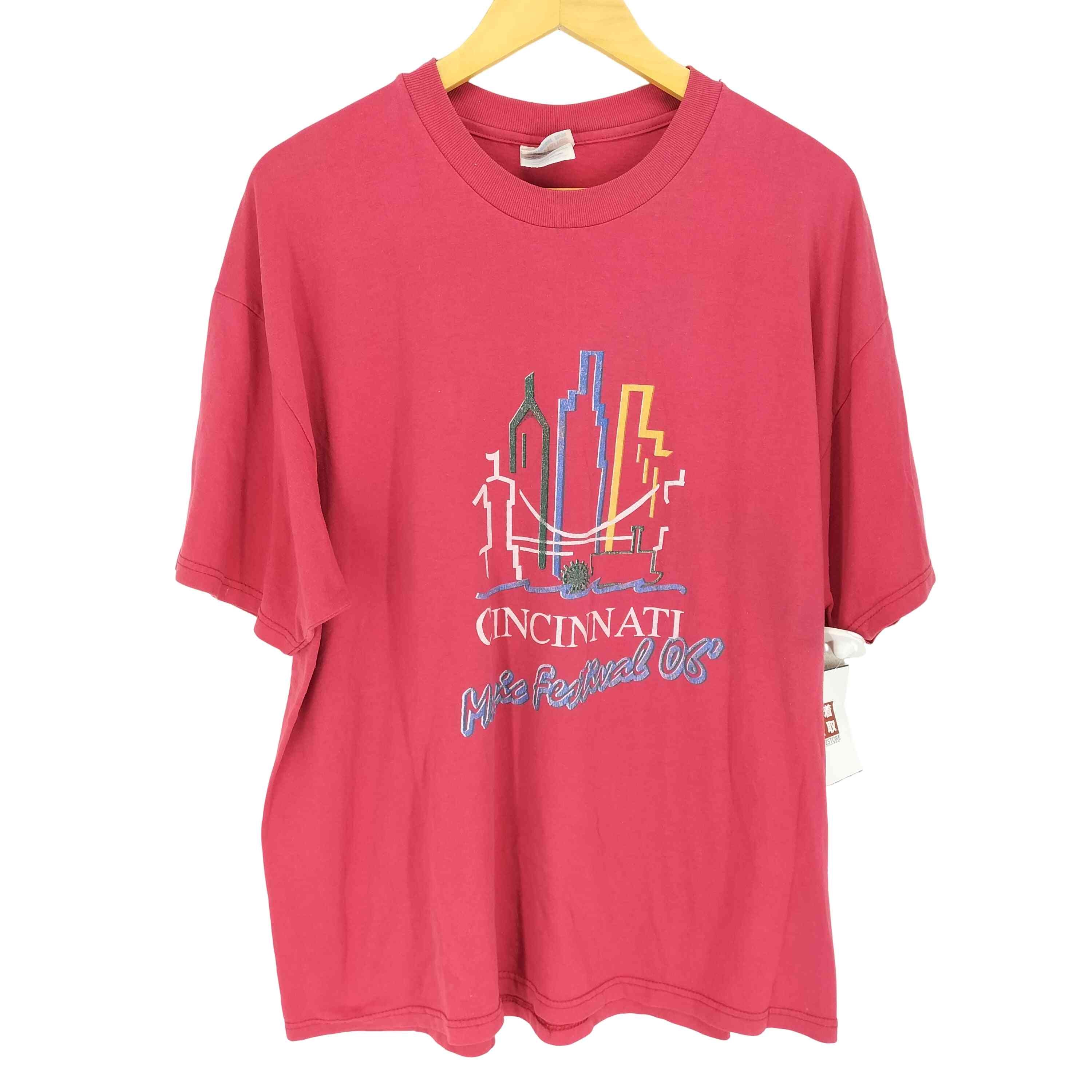 CINCINNATI 両面プリントクルーネックTシャツ【1135593703065】