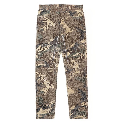 美品 ジバンシィ デストロイ カモフラ パンツ メンズ ブラウン系 32 GIVENCHY