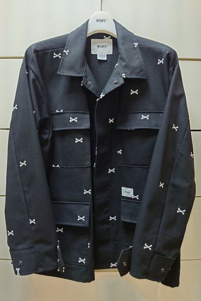 Wtaps JUNGLE 01 / LS / COTTON. OXFORD. TEXTILE "Black"