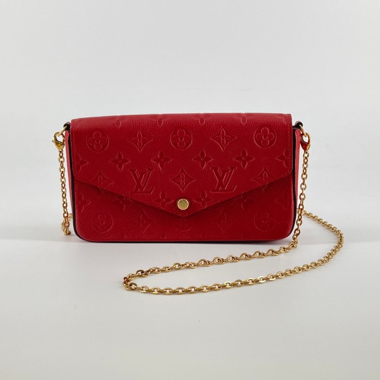 LOUIS VUITTON(ルイ・ヴィトン) ポシェット・フェリシー M63700 ショルダーバッグ レッド