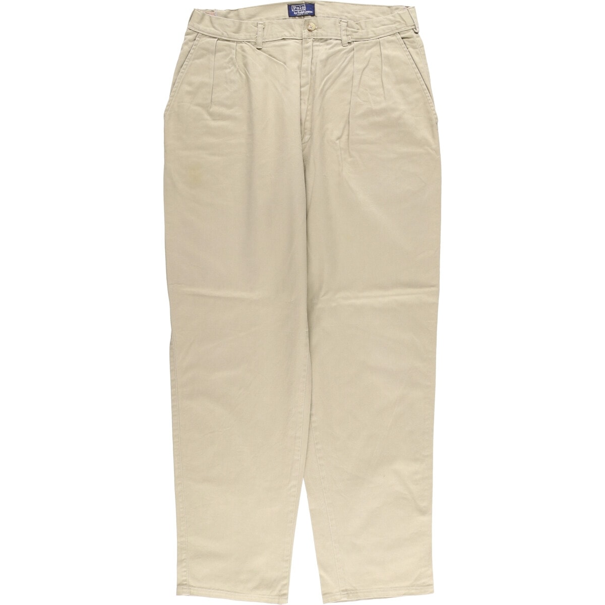 古着 90年代 ラルフローレン Ralph Lauren POLO by Ralph Lauren ツータック チノパンツ USA製 メンズw35相当 ヴィンテージ/eaa594369