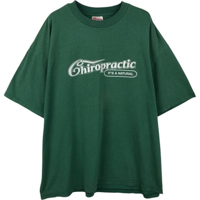 古着 90年代 ヘインズ Hanes HEAVYWEIGHT 50/50 アドバタイジングTシャツ USA製 メンズXL相当 ヴィンテージ/eaa654232