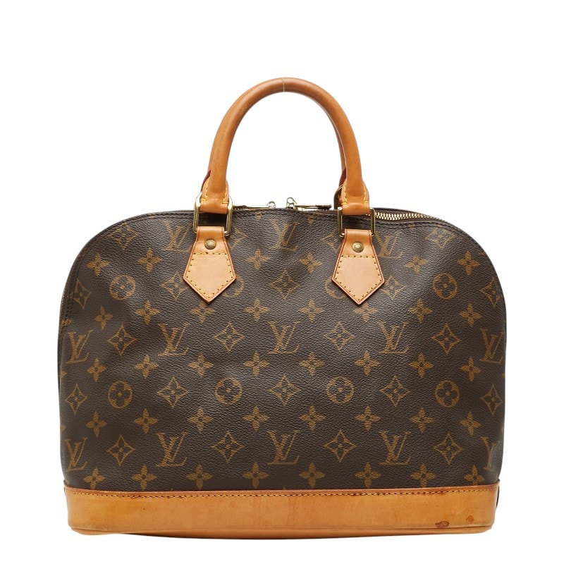 ルイ ヴィトン モノグラム アルマPM ハンドバッグ M51130 ブラウン PVC レザー レディース LOUIS VUITTON 【中古】