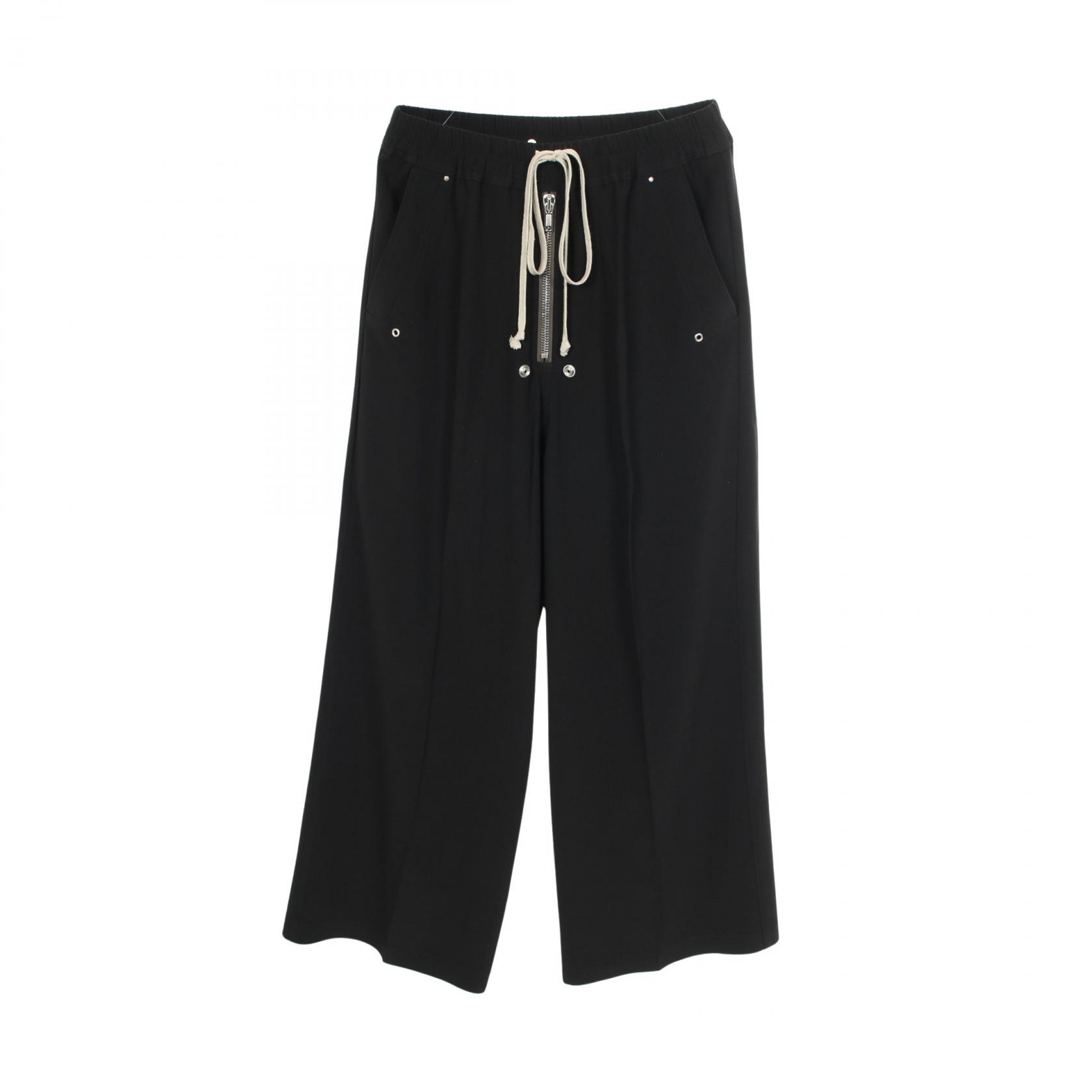 リックオウエンス Rick Owens GETH BELAS DRAWSTRING PANTS パンツ 衣料品 ボトムス ビスコース メンズ ブラック系 【中古】