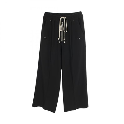 リックオウエンス Rick Owens GETH BELAS DRAWSTRING PANTS パンツ 衣料品 ボトムス ビスコース メンズ ブラック系 【中古】