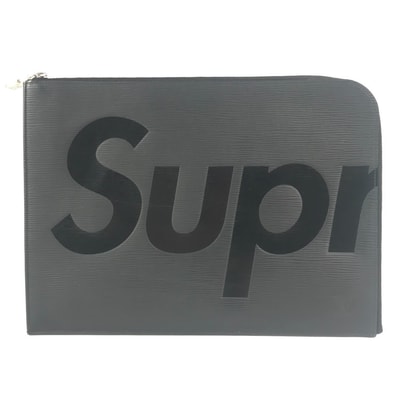 ルイヴィトン LOUIS VUITTON ポシェット・ジュールGM M67754 エピ シュプリーム supreme Pochette Jour GM Black clutch bag ポーチ クラッチバッグ エピレザー ノワール ブラック 美品