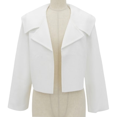 極美品 フォクシー ジャケット Vermouth ホワイト レディース 40 43572