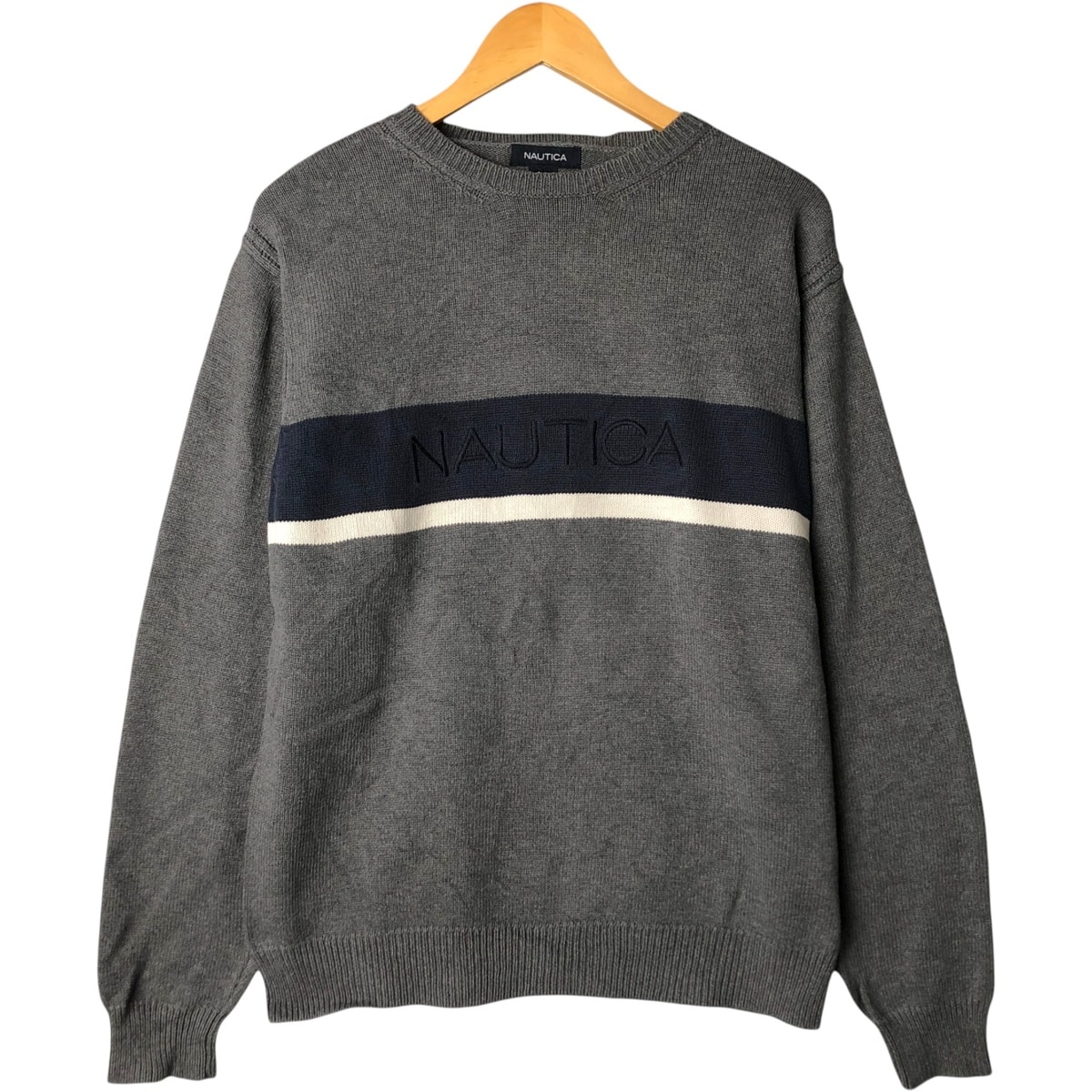 古着 00年代 ノーティカ NAUTICA コットンニットセーター メンズL相当/eaa582641