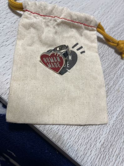 HUMAN MADE HEART RING "Red"