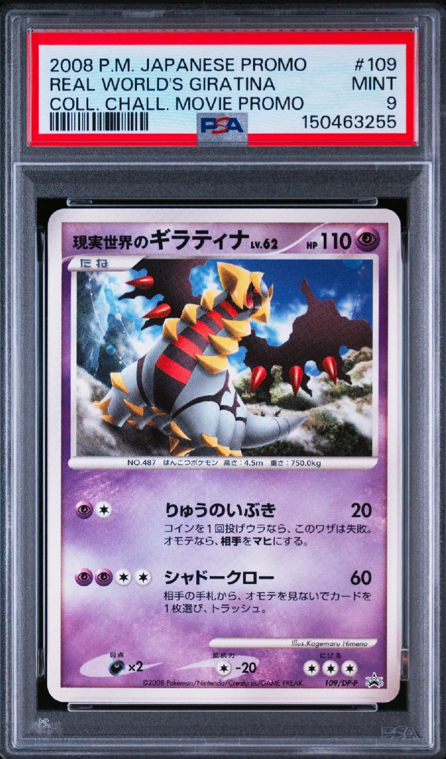 現実世界のギラティナ [DP-P 109](プロモーションカード「コレクション