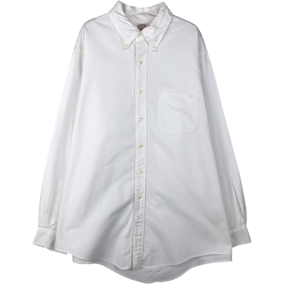 古着 80~90年代 ブルックスブラザーズ Brooks Brothers MAKERS 長袖 ボタンダウンシャツ USA製 メンズXL相当 ヴィンテージ/eaa642854