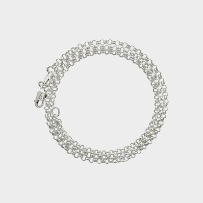 Chrome Hearts Roll Chain Necklace "Silver"
