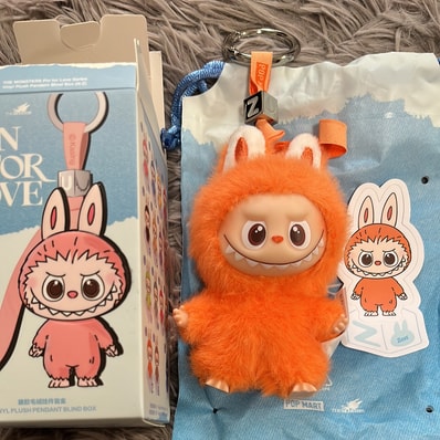 POP MART THE MONSTERS (LABUBU) Pin for Love Series-Vinyl Plush Pendant (N-Z) Z
