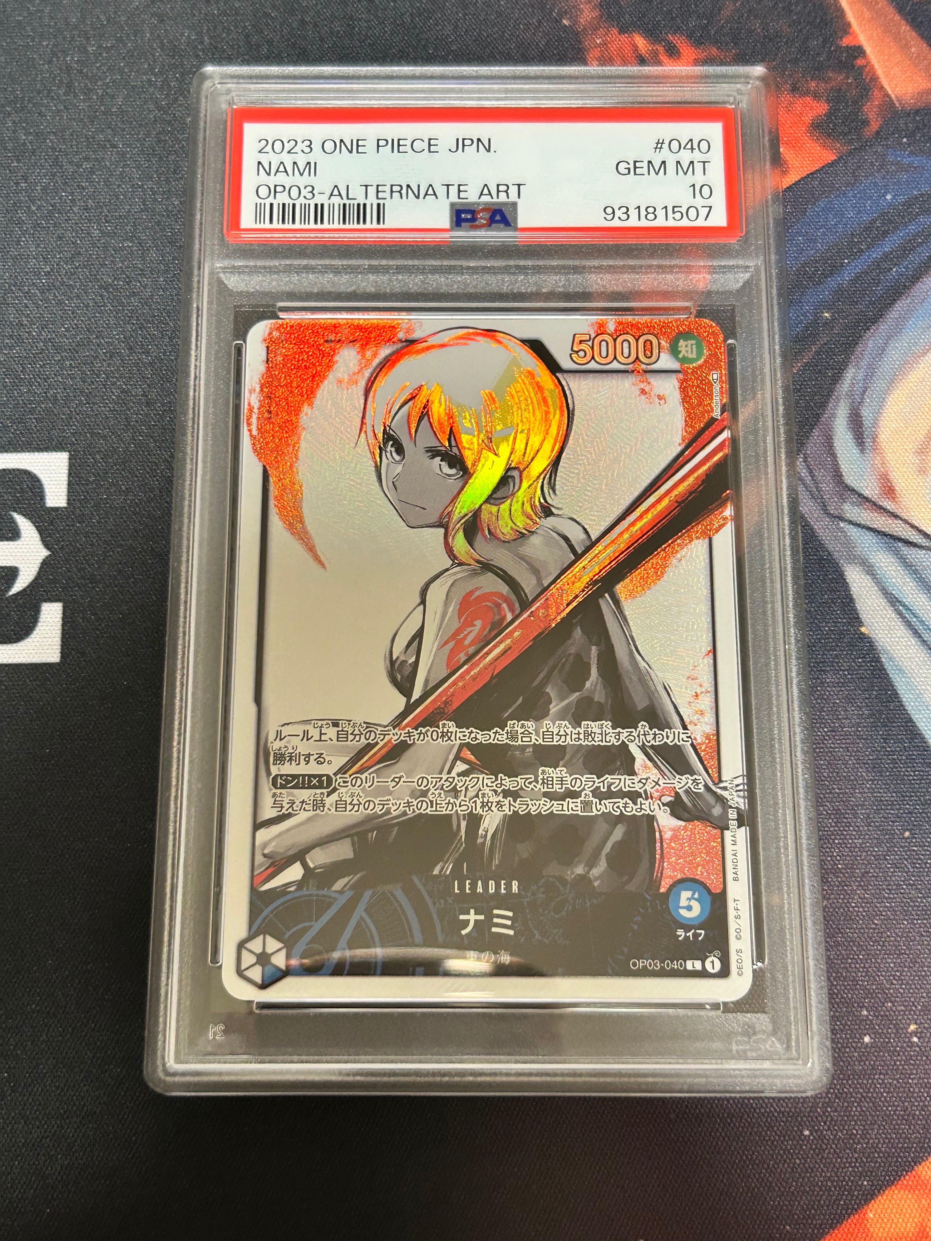 PSA 10]Nami L-P [OP03-040] (Booster Pack Formidable Enemy) | SNKRDUNK