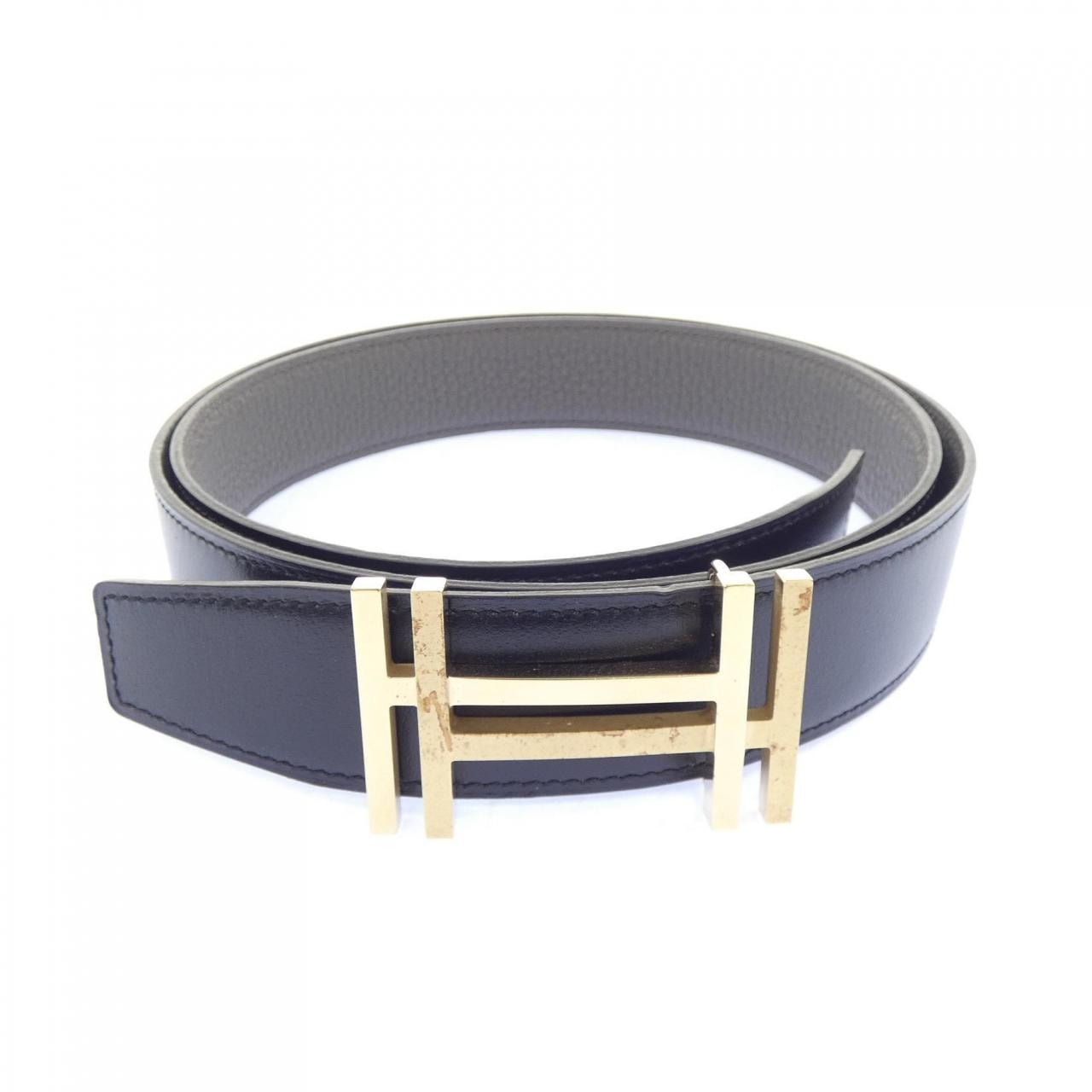 エルメス HERMES H AU CARRE H オ カレ 32 リバーシブル BELT