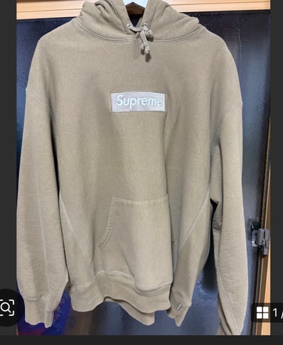 Supreme Box Logo Hooded Sweatshirt "Dark Sand" (23FW)