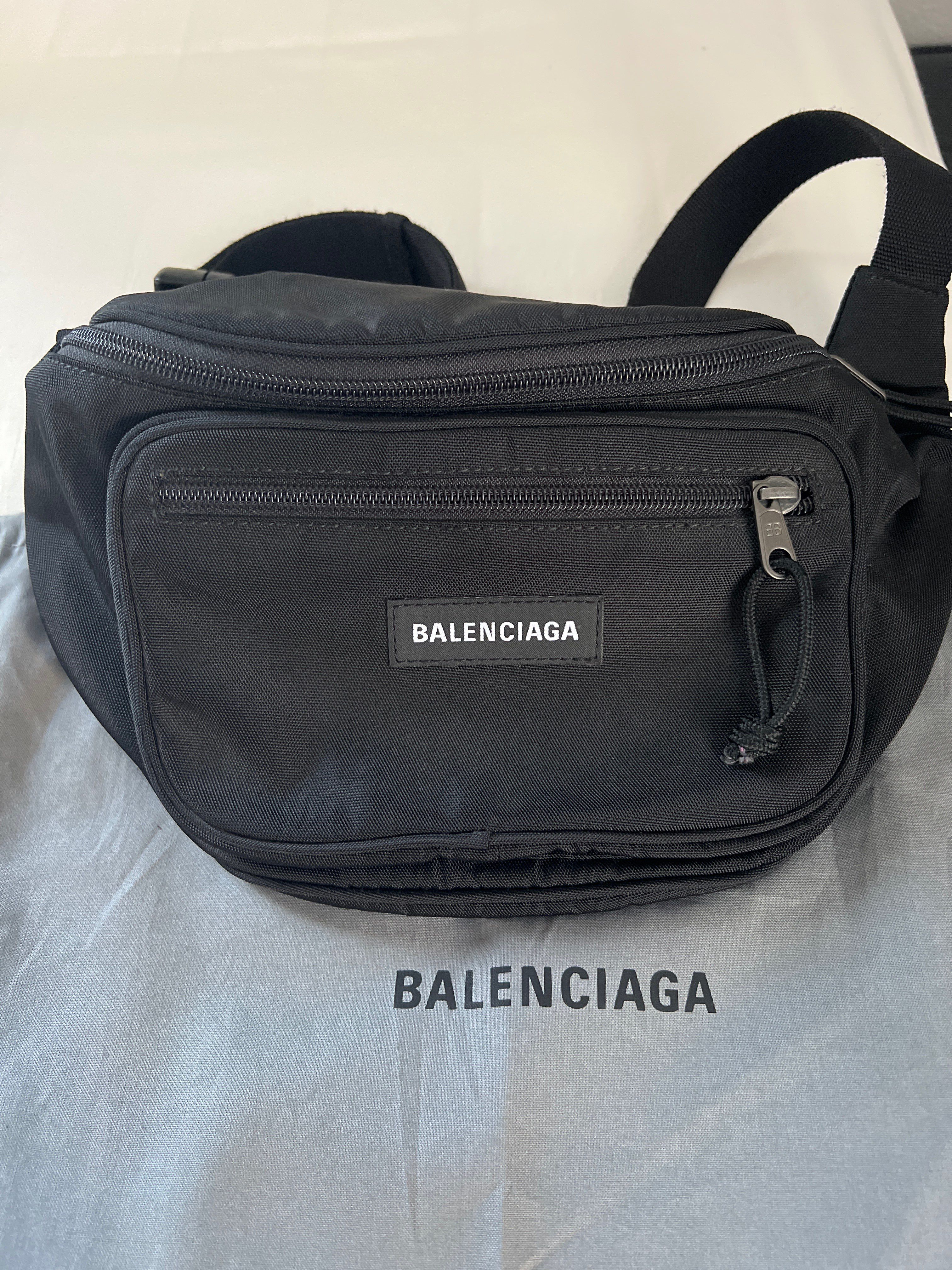 Balenciaga Explorer Belt Pack "Black"