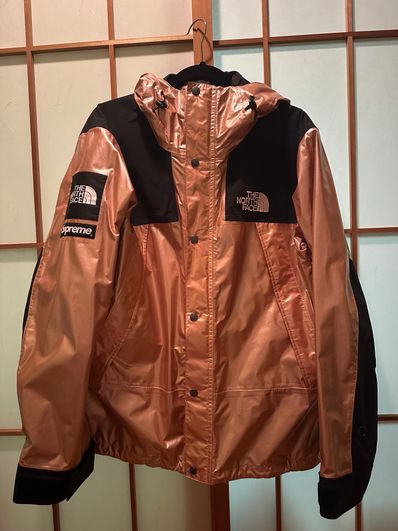 Supreme x The North Face Metallic Mountain Parka "Pink"