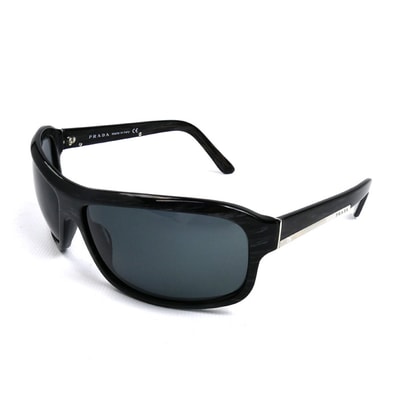 PRADA プラダ サングラス ブラック SPR021 レディース 66□15 8AW-1A1 125 3N【中古】