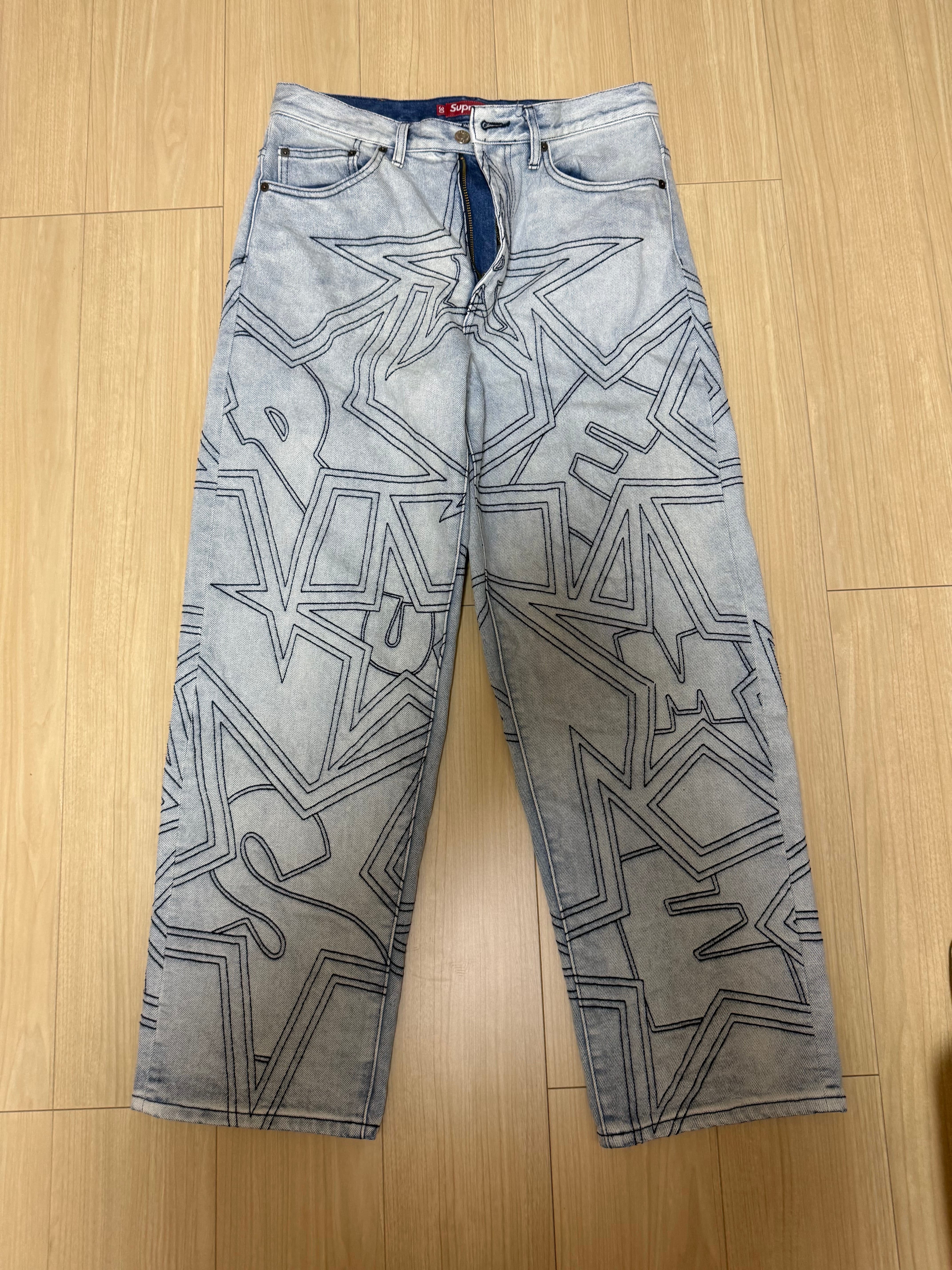 Supreme Stars Topstitch Baggy Jean "Dirty"