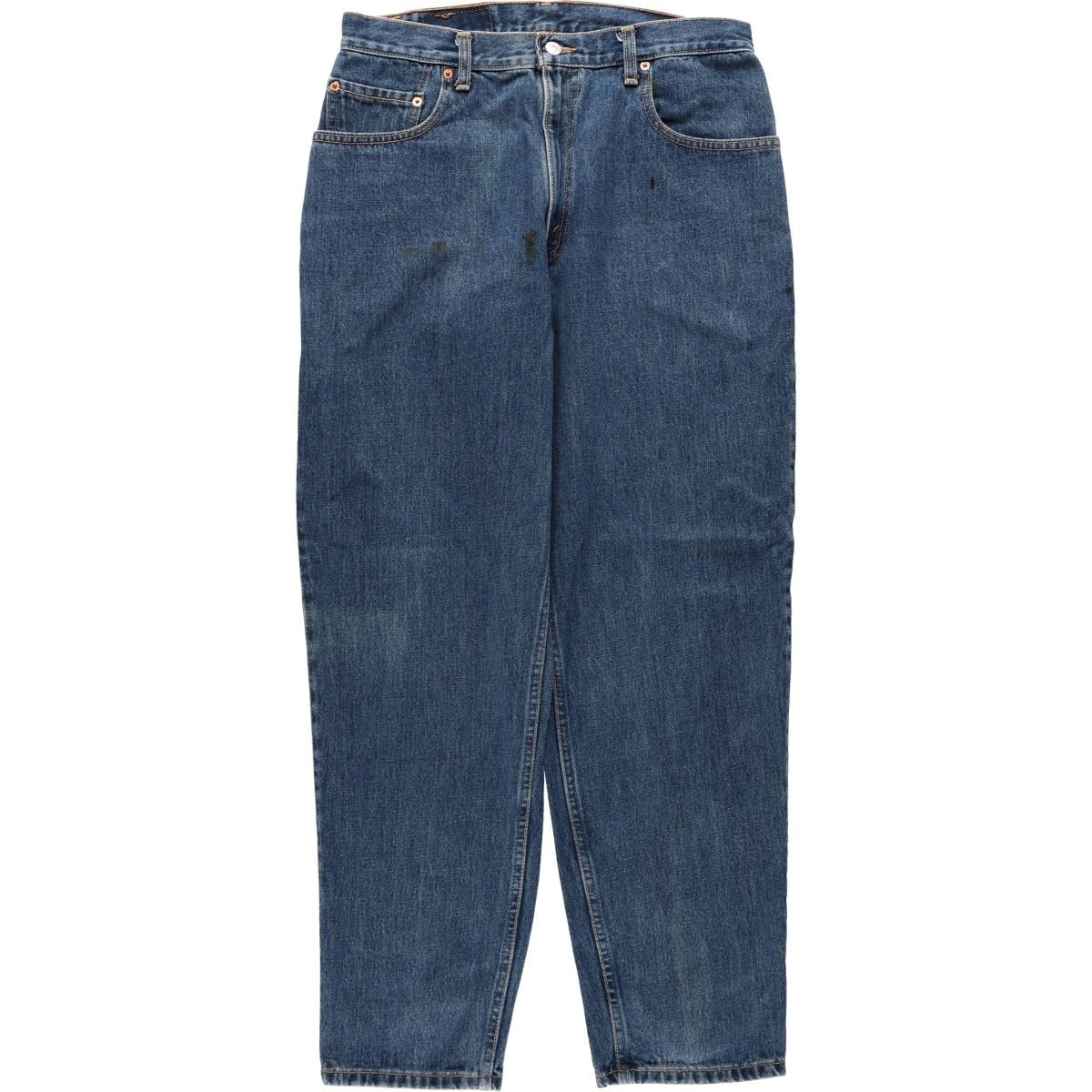 古着 00年代 リーバイス Levi's 550 LOOSE FIT TAPERED LEG テーパードデニムパンツ カナダ製 メンズw33相当/eaa681462