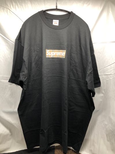 Supreme / Burberry Box Logo Tee "Black"