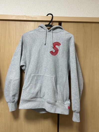 Supreme S Logo Hooded Sweatshirt "Heather Grey" (20FW)