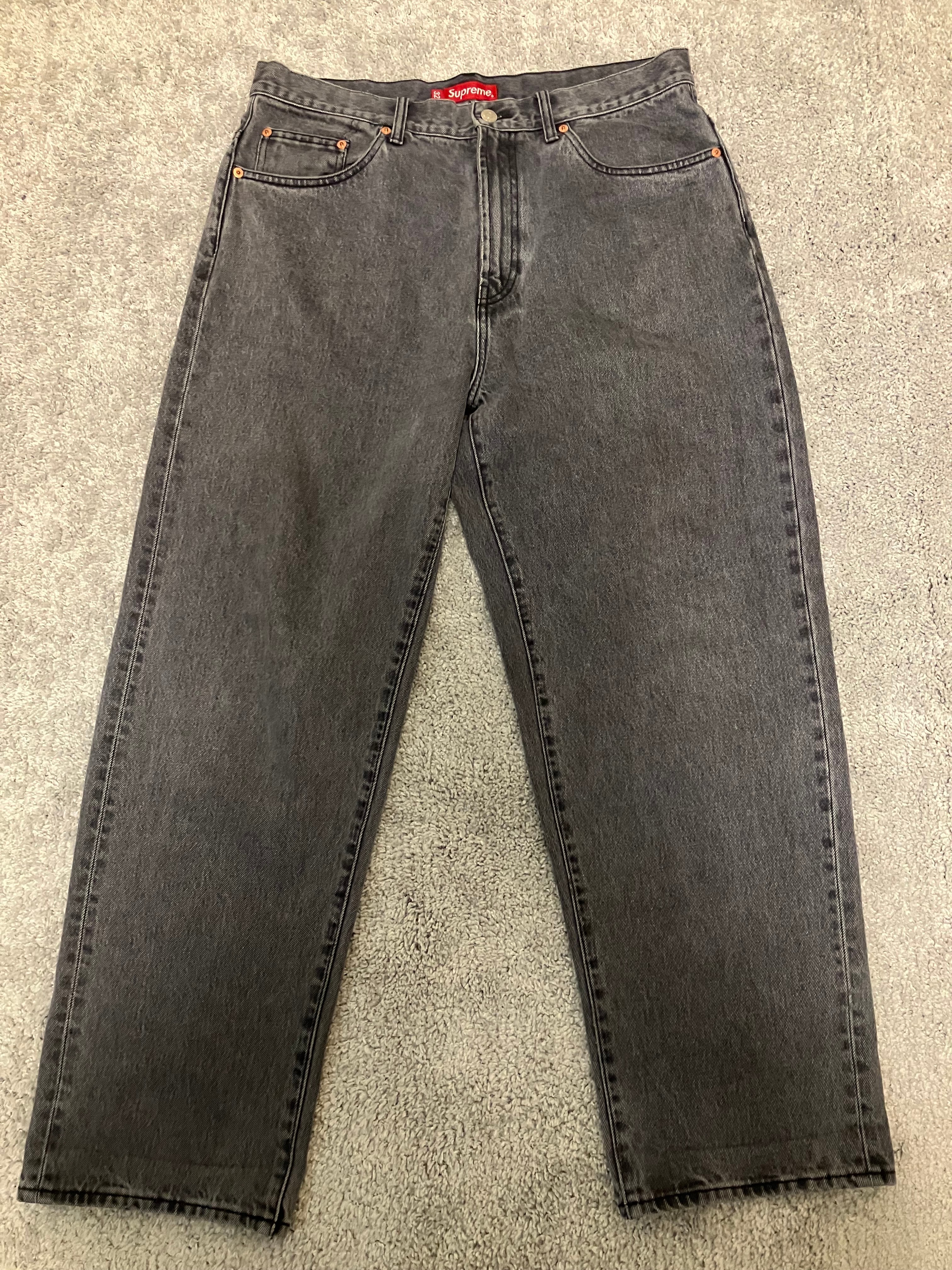 Supreme Baggy Jean "Washed Black" (23SS)