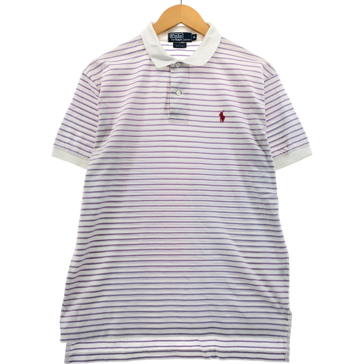 古着 ラルフローレン Ralph Lauren POLO by Ralph Lauren 半袖 ボーダー ポロシャツ メンズM相当/eaa554843