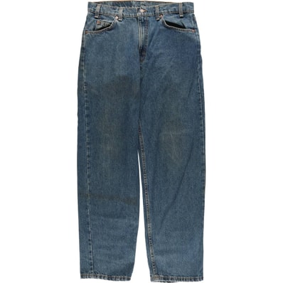 古着 90年代 リーバイス Levi's 555 RELAXED FIT STRAIGHT LEG オレンジタブ テーパードデニムパンツ USA製 メンズw34相当 ヴィンテージ/eaa552800
