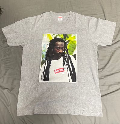 Supreme Buju Banton Tee "Grey"