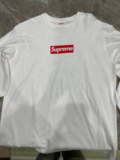 Supreme Box Logo L/S Tee "White"
