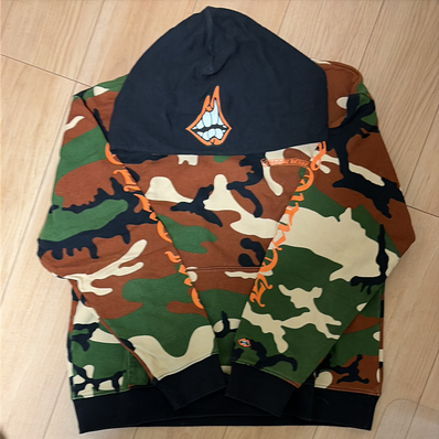 Chrome Hearts Matty Boy Caution Hoodie "Camo"