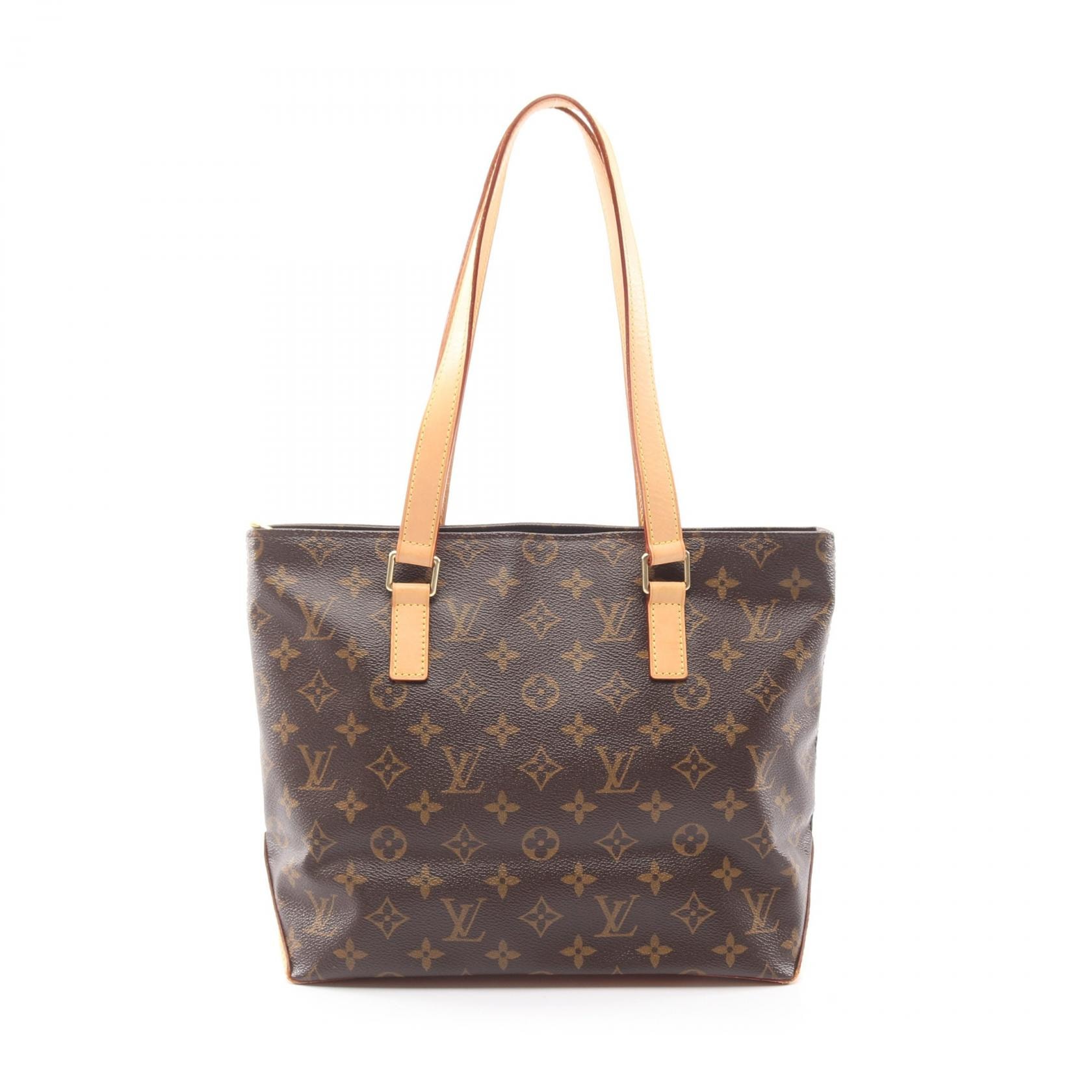 ルイ・ヴィトン LOUIS VUITTON カバピアノ ショルダーバッグ バッグ PVCコーティングキャンバス レザー モノグラム レディース ブラウン系 M51148 【中古】