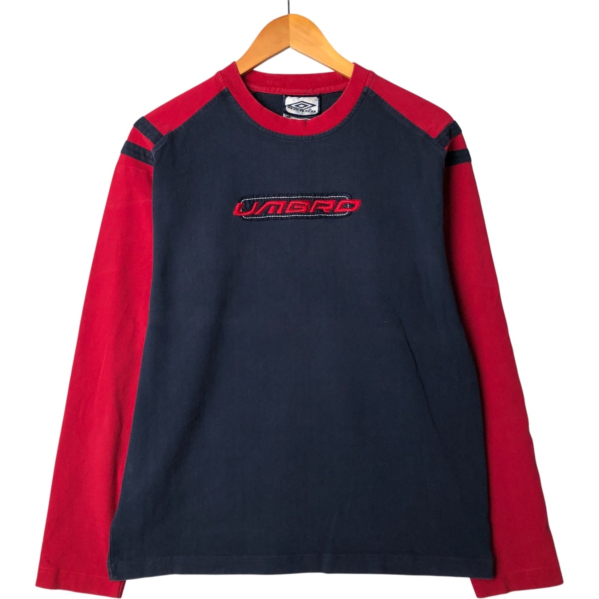 古着 90~00年代 アンブロ UMBRO ロングTシャツ ロンT メンズM相当/eaa581565