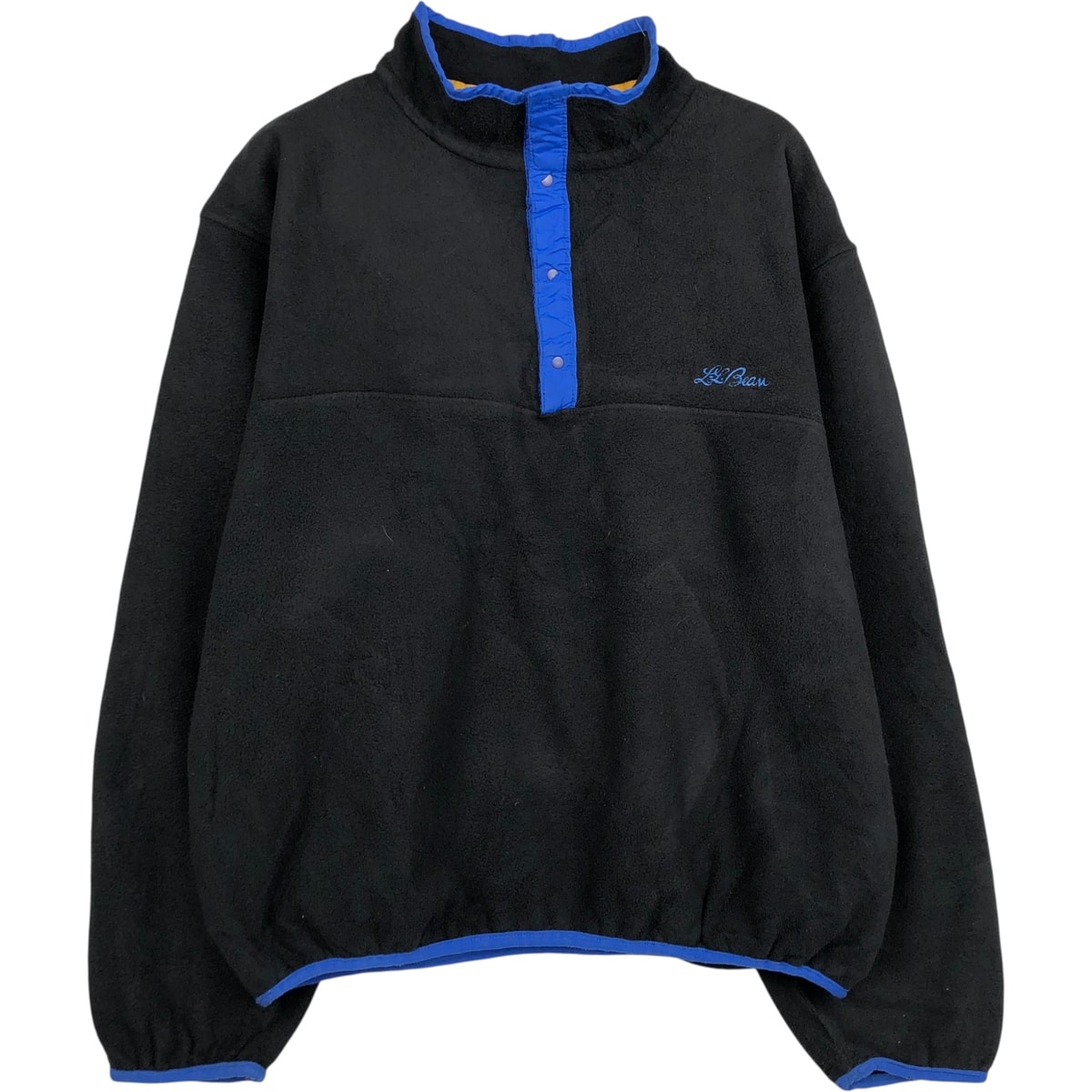 古着 80~90年代 エルエルビーン L.L.Bean ハーフスナップ フリースプルオーバー USA製 メンズM相当 ヴィンテージ/eaa617723