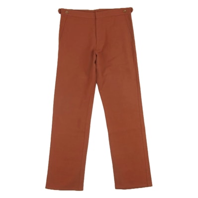 COMME des GARCONS HOMME PLUS コムデギャルソンオムプリュス パンツ AD1996 PP-04052S 90s ヴィンテージプリュス ウール ストレート パンツ オレンジ系 S【中古】