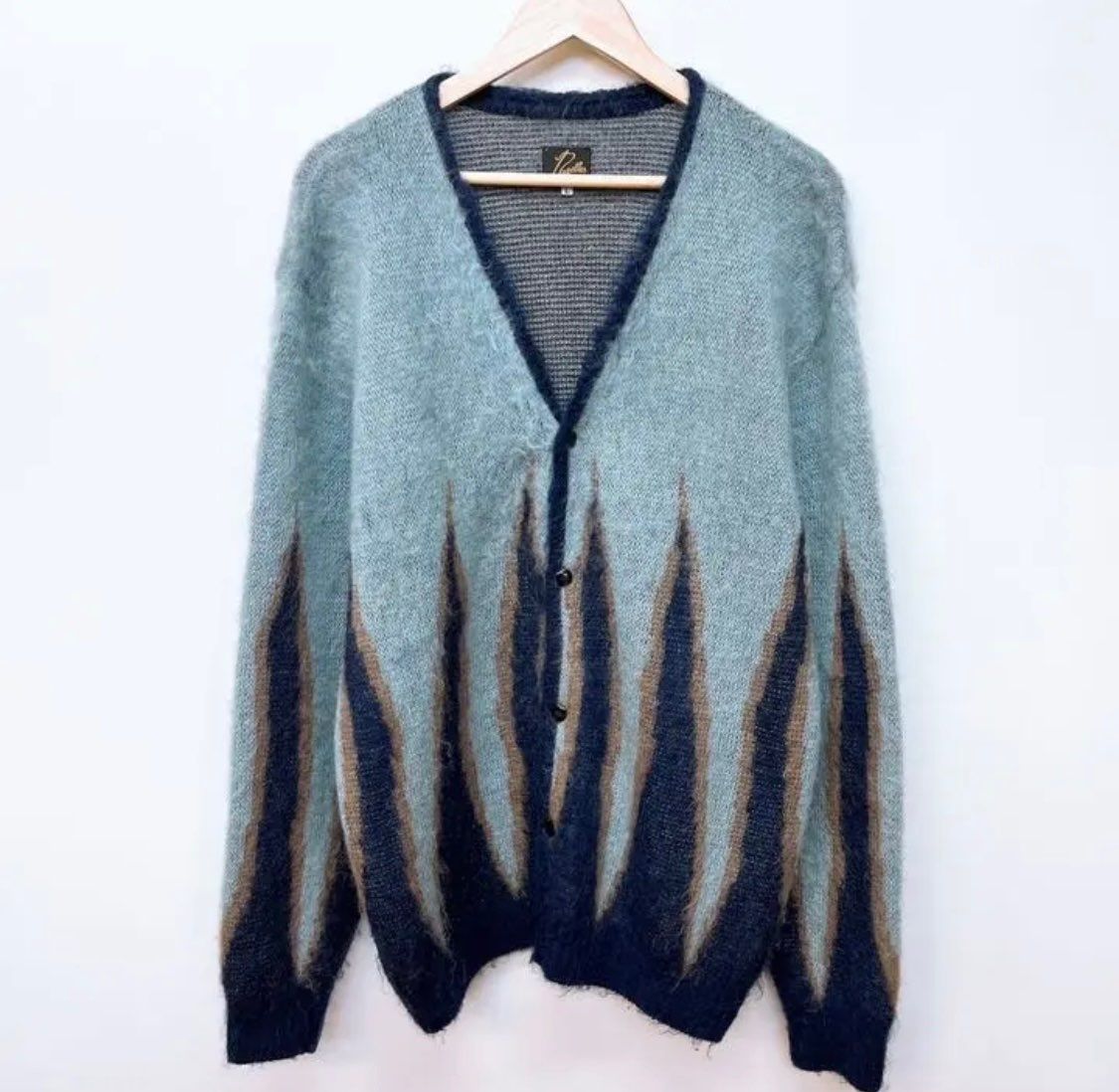 ニードルス モヘアカーディガン フレイム