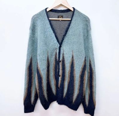 ニードルス モヘアカーディガン フレイム