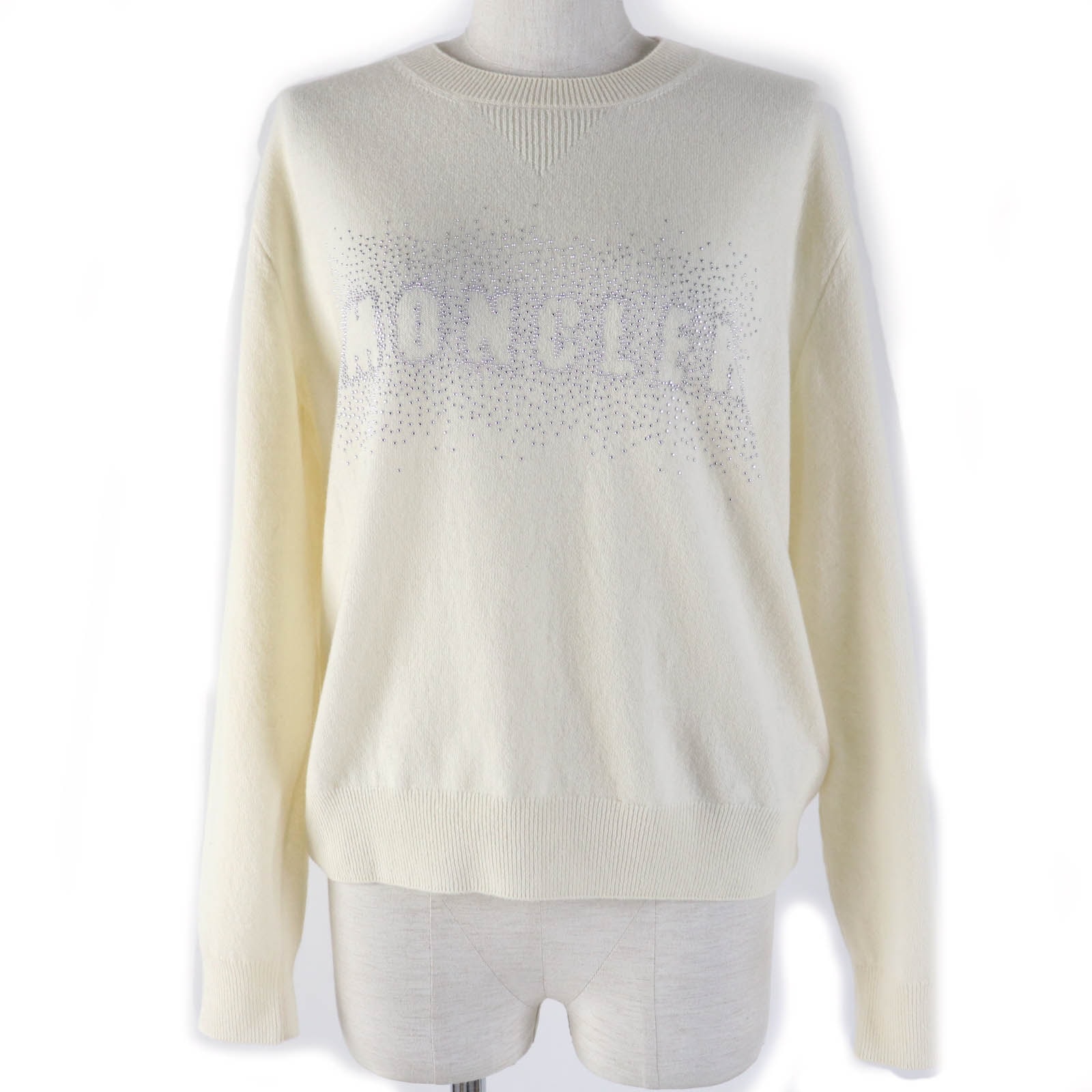 極美品 モンクレール
 ニット アイボリー レディース XS