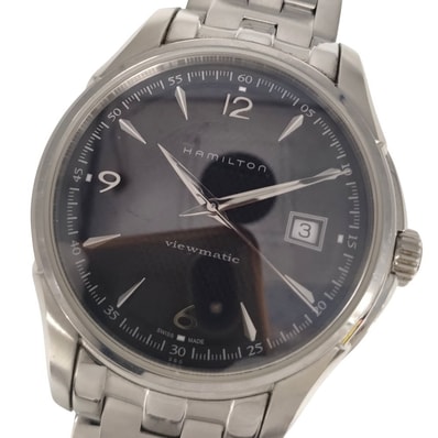 HAMILTON ハミルトン H325150 ジャズマスター ビューマチック 自動巻き ステンレス メンズ 腕時計 C897