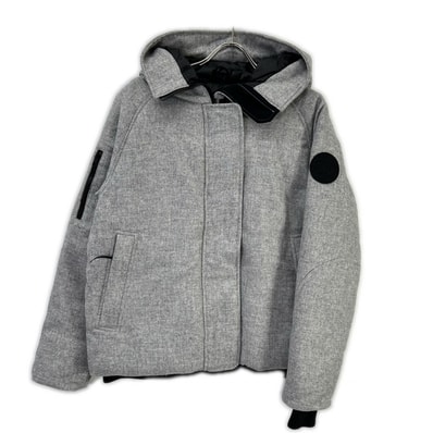 カナダグース 3853WB3 ブラックレーベル グレー Everleigh Bomber Wool/エバーレー ボンバー ウール ダウンジャケット SP